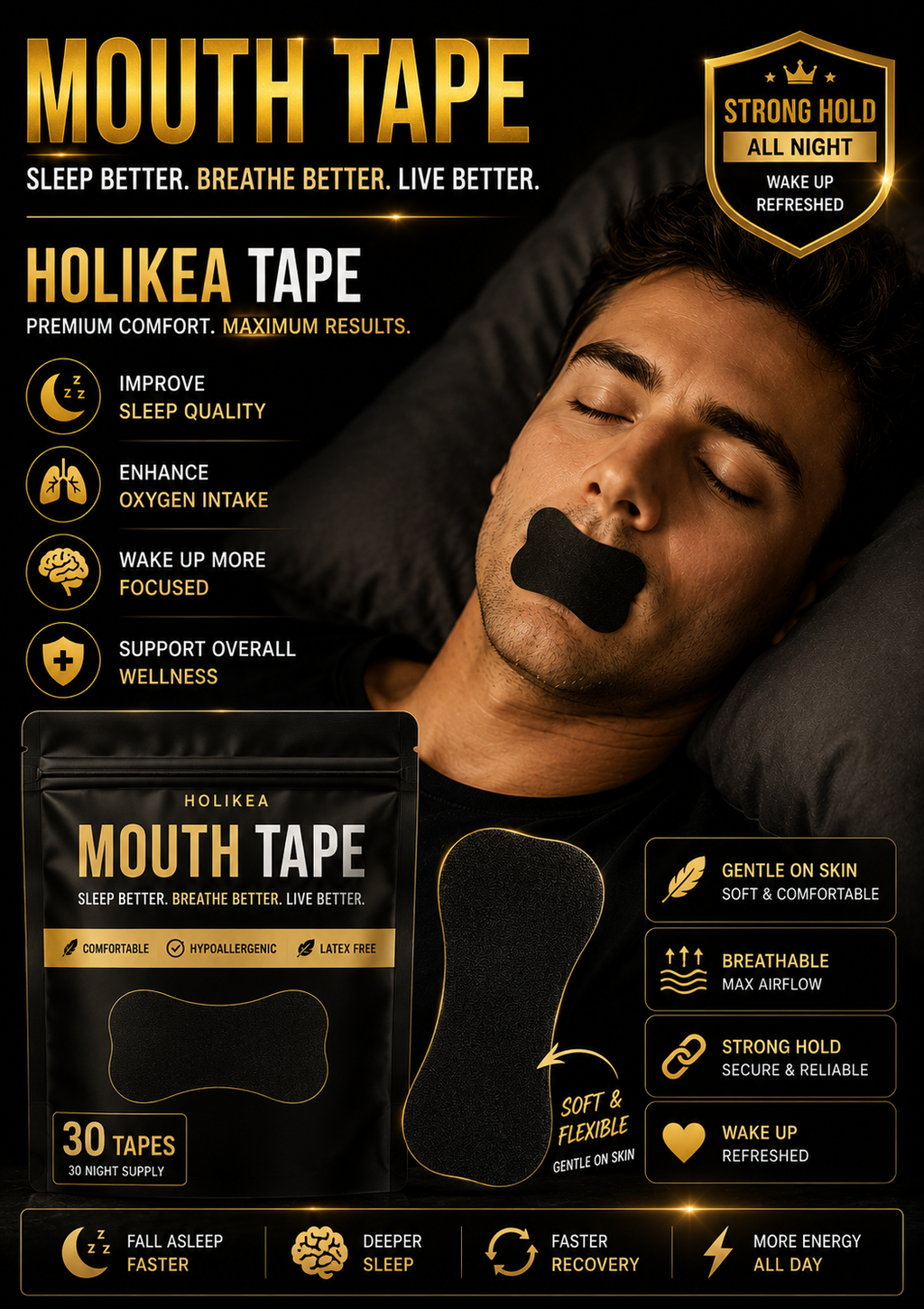 Restore Labs Mouth Tape For Soothing