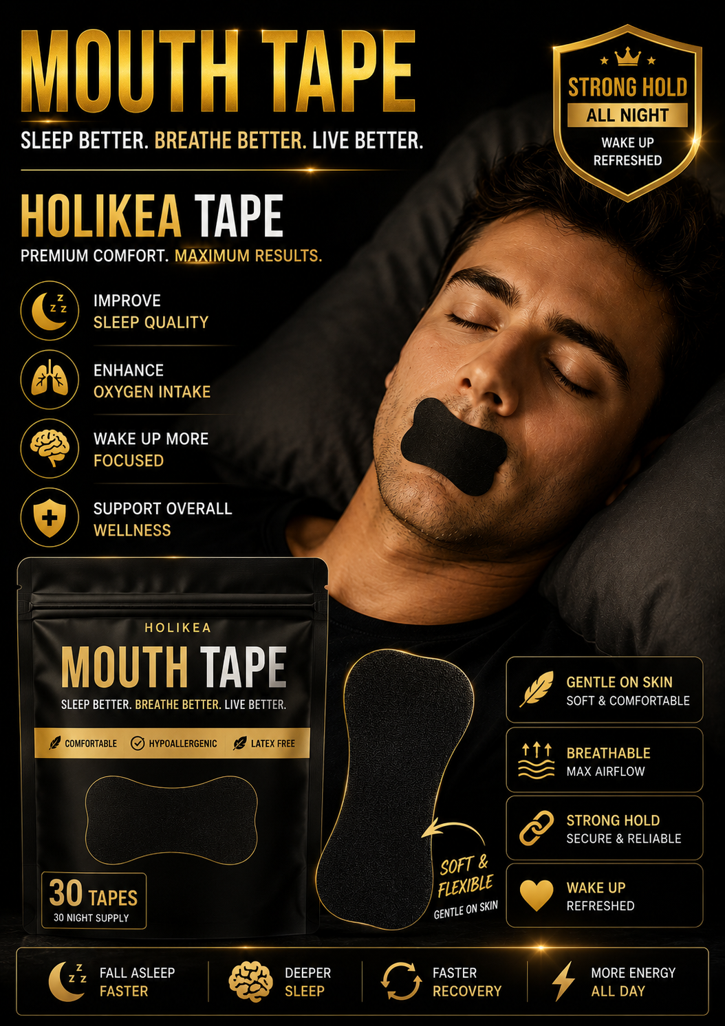 Restore Labs Mouth Tape For Soothing